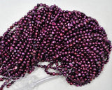 Fuchsia Baroque Freshwater Pearls Loose Beads, 14inches