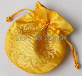 6pc/lot 10.5x10.5cm Silk Organza Wedding Jewelry Gift Bag