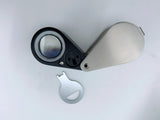 10X 20x Magnifier Loupe Triplet Lens with LED UV Light 21mm