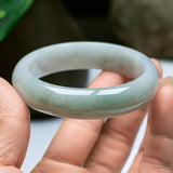 Natural Burmese Jadeite 54-64mm Light Bracelet Princess Jewelry