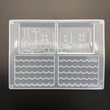 Christmas House Castle Silicone Mold Epoxy Resin DIY Jewelry Making Tool