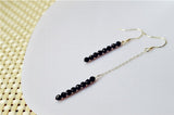 Natural Stone Spinel 2mm Earring 925 Sterling Silver