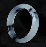 Hand Carved Round Jade Bracelet for Women Men