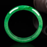 Zheru Nat. Burmese Emerald Green 54-64mm Bracelet Princess Jewelry