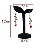 Velvet Earring Ear Stud Jewelry Display Stand Storage Hanger Holder