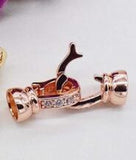 8-9mm Pearl Bracelet with Zircon Crystal Inlay