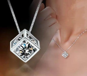 925 Sterling Silver Ladies`pendant Necklace Gift