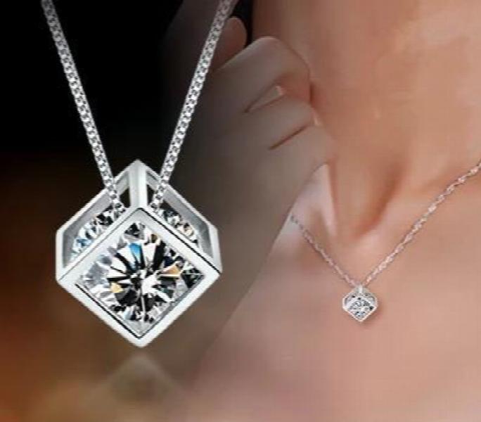 925 Sterling Silver Ladies`pendant Necklace Gift