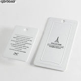 PK020 Shape Tag Hang Tag Printing Foil Hang Tag Kids Labels Clothes