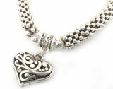 Women's Chunky Heart Chain Bracelet
