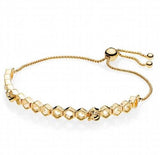 925 Silver Bow Ball Clasp Bracelet Bangle Women Charm Jewelry