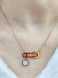 316L Stainless Steel Pendant Necklace, Gift for Mom, Charm Jewelry