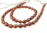 5mm Coffee Freshwater Pearl Loose Beads DIY Necklace Material