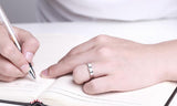 Tibetan Silver Ring Men Women Wedding Couple Gift Charming Female Jewelry