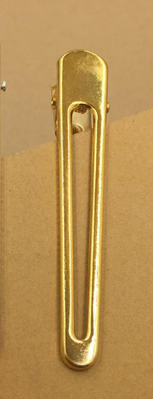 10 PCS Metal Hairgrips Hollow Hair Clip Gold/Silver Duck Clip