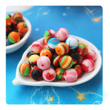 20pcs Glow In The Dark Rainbow Silicone Teething Beads for Jewelry Making