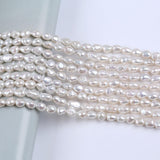 Baroque 8-9mm Keshi Pearl Strand Necklace