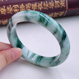 Zheru Jewelry Natural Burmese Emerald Flower Bracelet for Mom