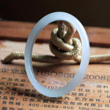 Natural Burmese Jadeite Light Bracelet 54mm-64mm Princess Jewelry