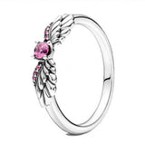 925 Sterling Silver Ladies Pan Ring Rose Ring