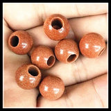 10pcs 12mm Gemstone European Beads for Bracelet Making