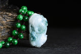 Hand-Carved Natural Pixiu Pendant Bracelet Charm
