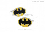 iGame Bat Cufflinks Yellow Superheroes Cuff Links