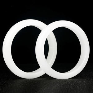 Natural Hetian Jade Bangle Princess Jewelry Gift