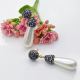 Boho Shell Pearl Wedding Earrings for Women