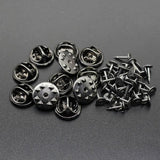 Rhodium Copper Nail Tie Tack Pin Clutch Brooch Base for DIY Jewelry