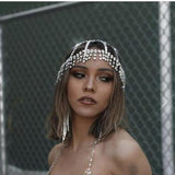 Rhinestone Headband Hair Chain for Women
