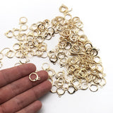 40Pcs 12x15mm Brass Earring Hooks DIY Jewelry Craft