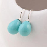 AA Pearl Earrings Silver Dangle Bridal Jewelry