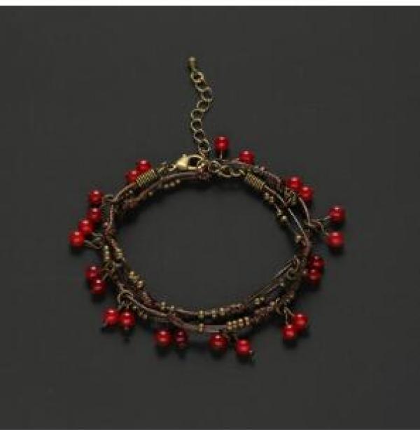 Antique Braided Rope Bracelet Female Student Jewelry
