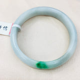 Zheru Natural Jadeite Bracelet Green Flower Princess Jade