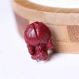 5A Cinnabar Dragon Necklace Pendant Bead DIY Jewelry Material