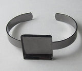 Adjustable Pulseiras Findings 25mm Bracelet Base DIY for Women