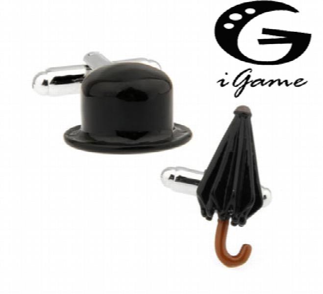 Chaplin Hat&Umbrella Men Cuff Links Wholesale&retail