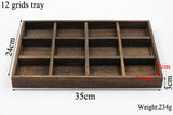 Vintage Wooden Jewelry Tray Organizer Storage Plate