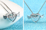 925 Silver Love Pendant Necklace Charm Jewelry