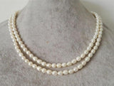 Freshwater Pearl Necklace 5-6mm 2rows - Unique Pearls