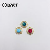 Shell & Pearl Pendant Women Wedding Gold-Plate Jewelry