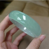 Natural Myanmar Jade A-Class Light Green Princess Bracelet