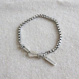 SHANICE S925 Sterling Silver Bracelet Chain Thick Box Chain