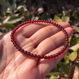 Natural Garnet Bracelet High Crystal Healing Stone Women Jewelry Gift