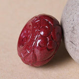 5A Cinnabar Safety Knot Necklace Pendant Vermilion DIY Jewelry Material