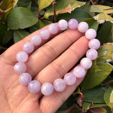 Fengbaowu Lavender Amethyst Bracelet Crystal Quartz Healing Stone Women Jewelry