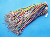 100pcs 1.50mm Mixed Colors Wax Snake Necklace Cord String Rope