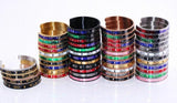 Italian Stainless Steel High Bangles Cuff Speedometer Bracelet