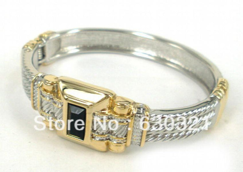 Stone Alloy Bangle for Men Women Holiday